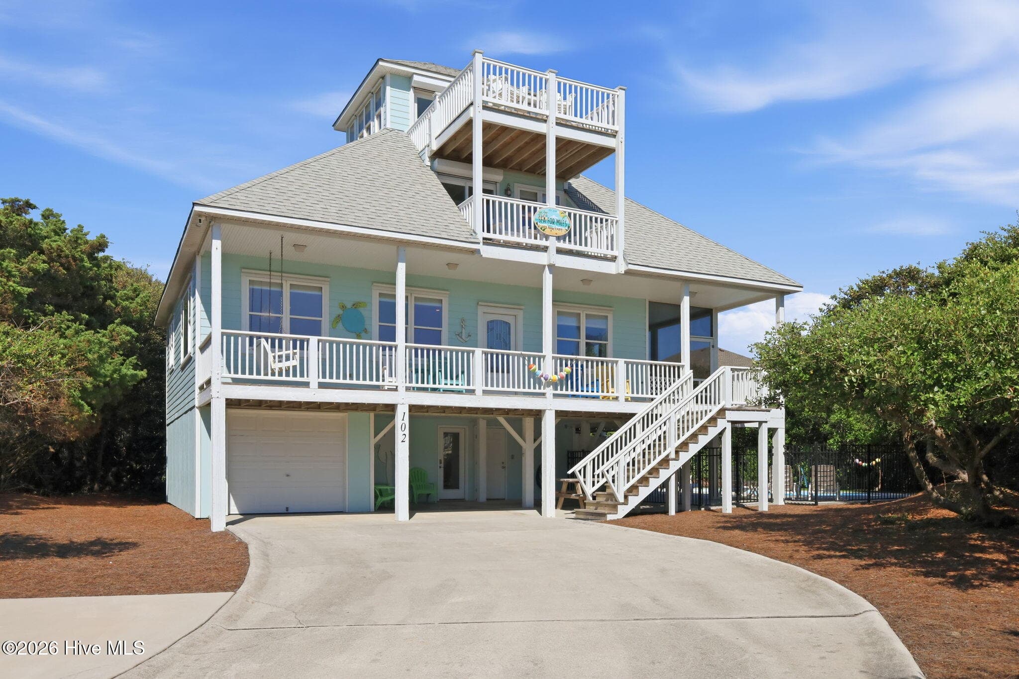 Front of 102 Alex Court, Emerald Isle, NC 28594