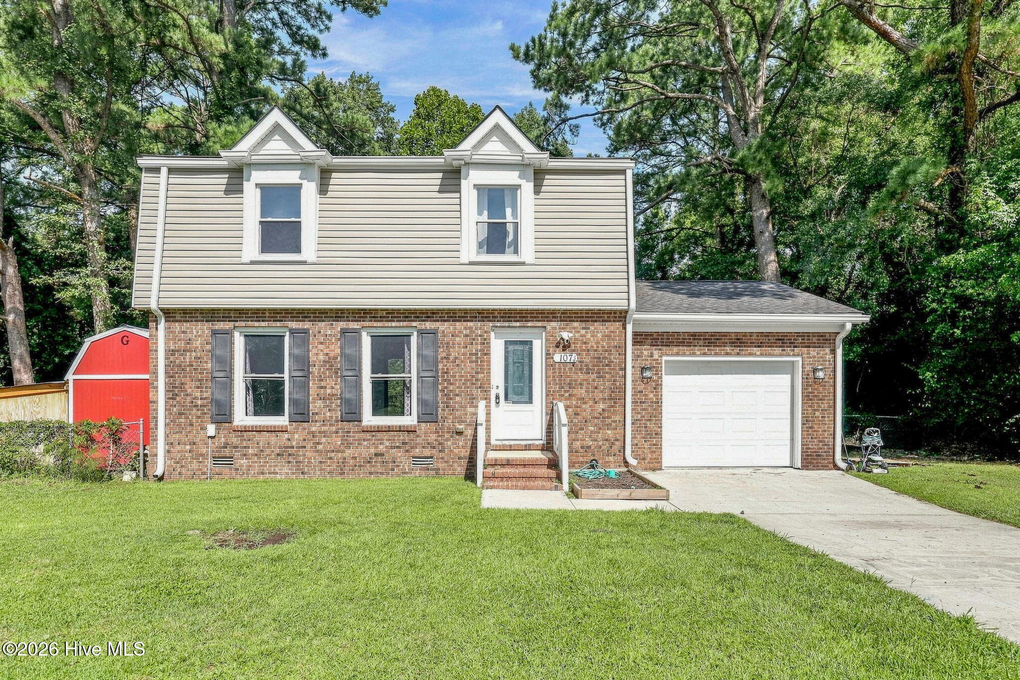 Front of 107 Northview Court, Jacksonville, NC 28546