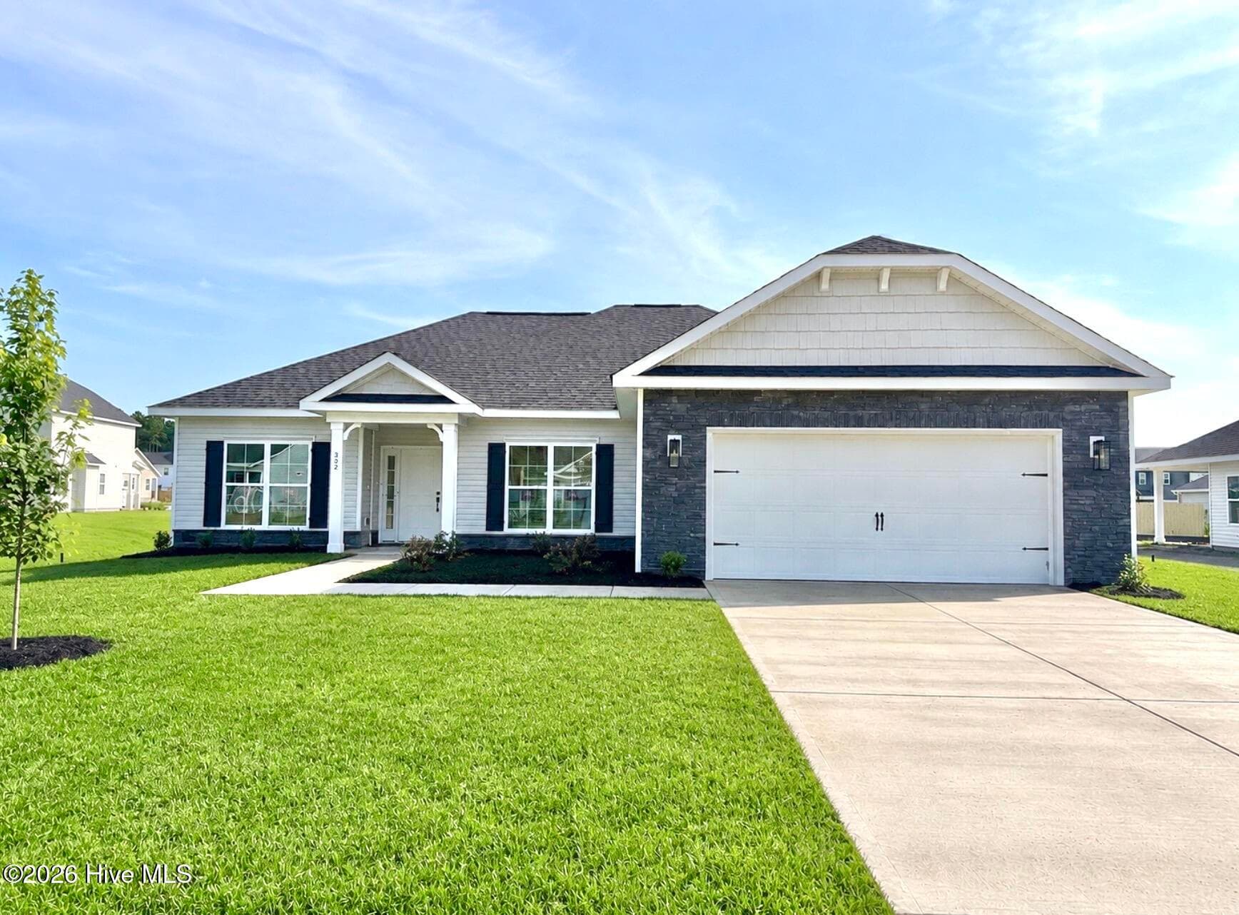 Front of 822 Hidden Bridge Drive, Jacksonville, NC 28546