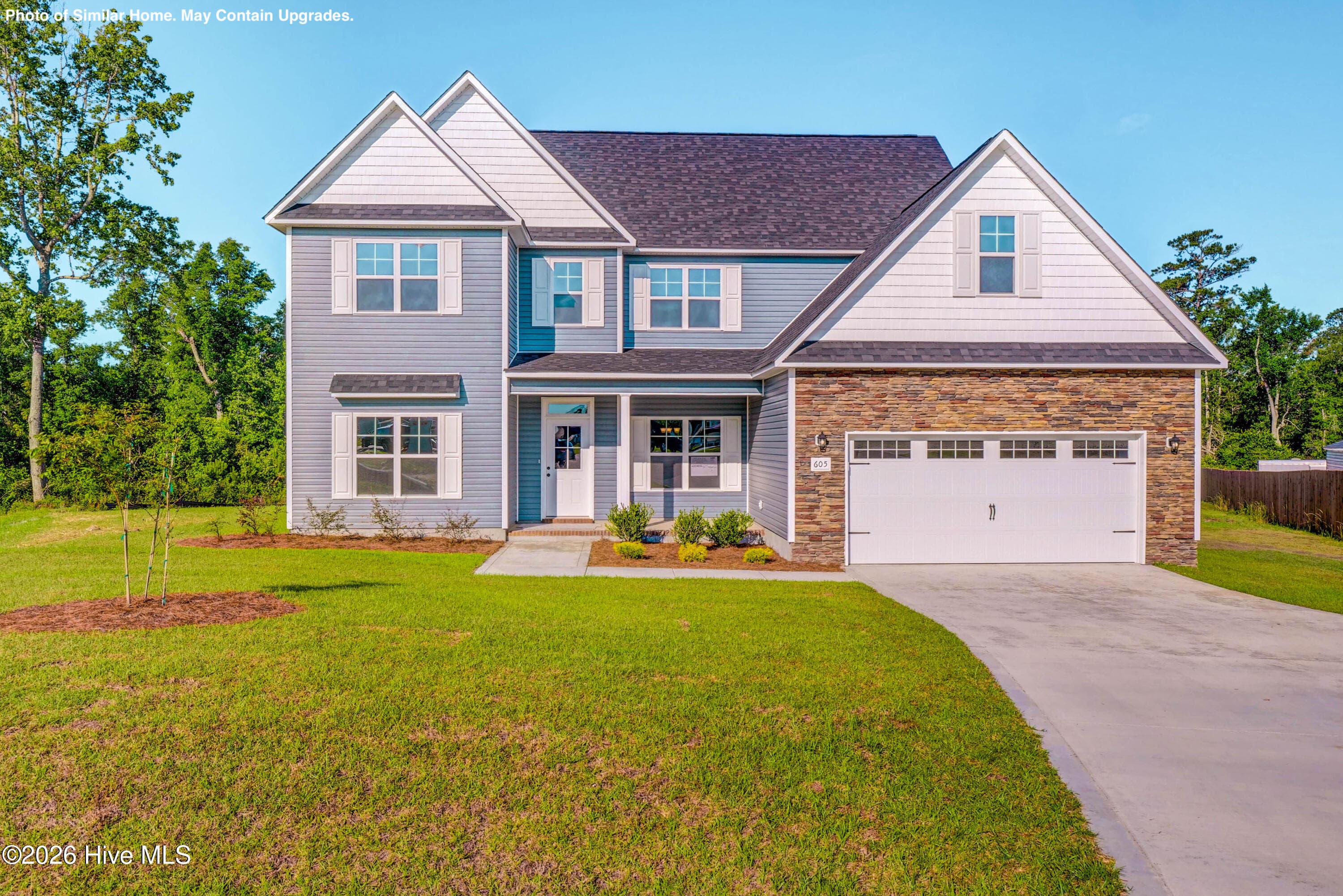Front of 1112 Lunenburg Place Lot 75, Jacksonville, NC 28540