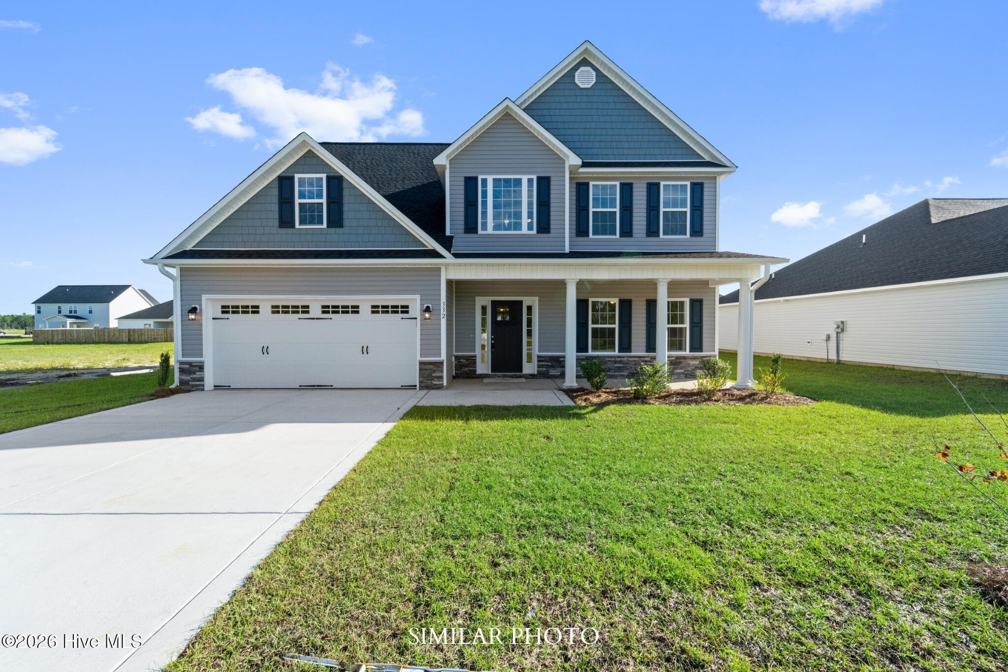 Front of 834 Faithful Way, Jacksonville, NC 28546