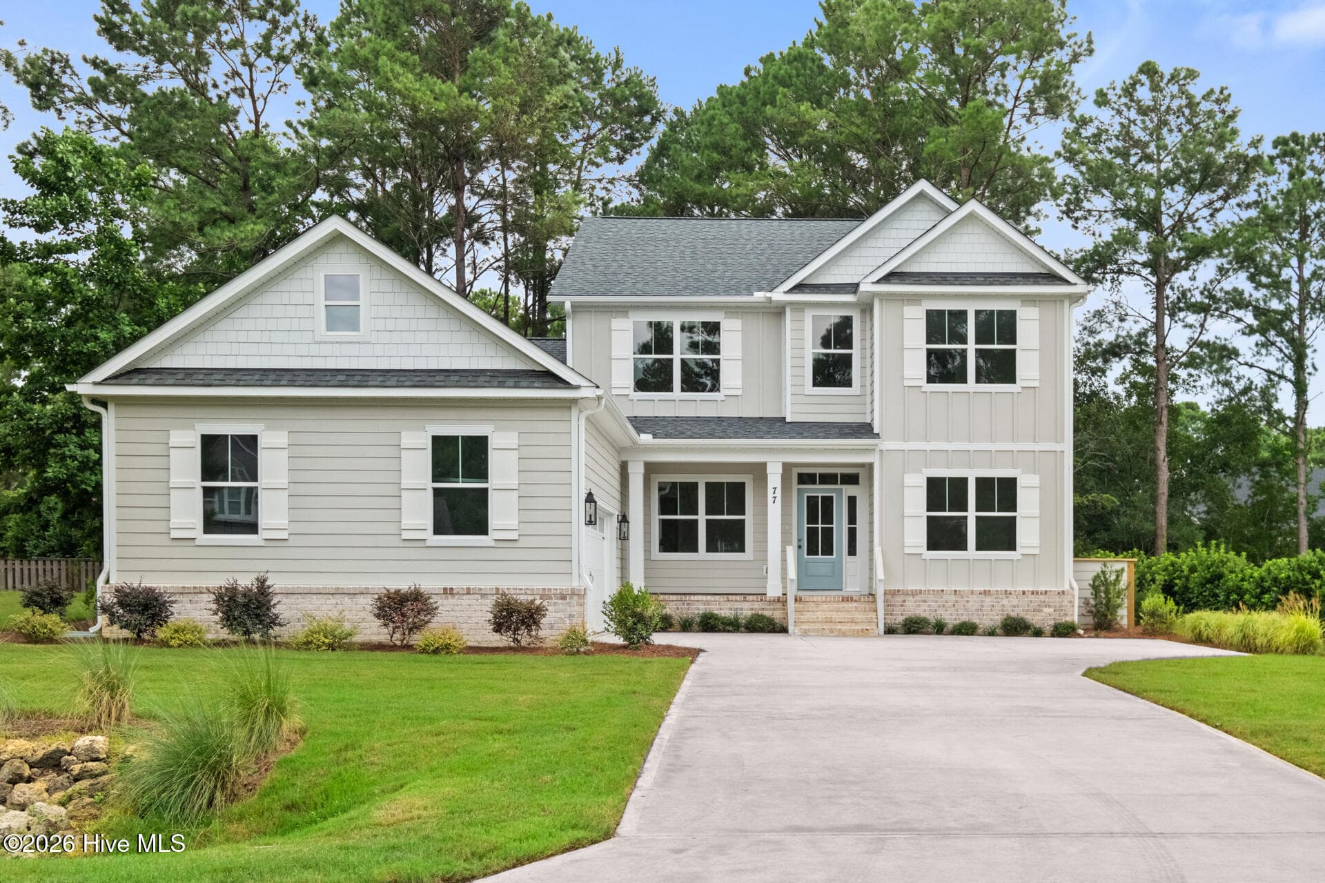 Front of 77 Iris Way, Hampstead, NC 28443
