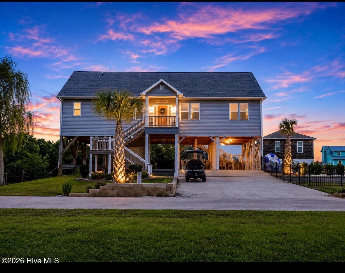 Front of 7120 Canal Drive, Emerald Isle, NC 28594
