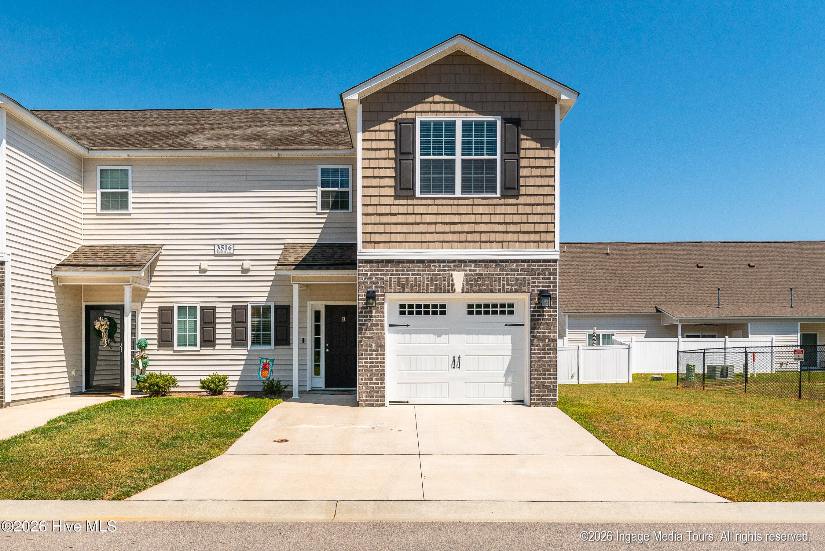 Front of 3516 Richter Way B, Greenville, NC 27834