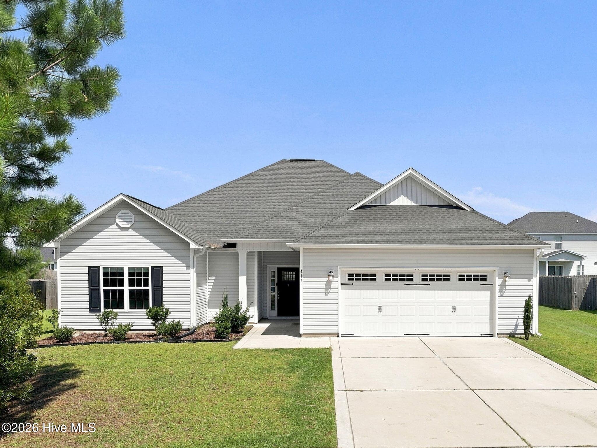 Front of 417 Amethyst Court, Jacksonville, NC 28546
