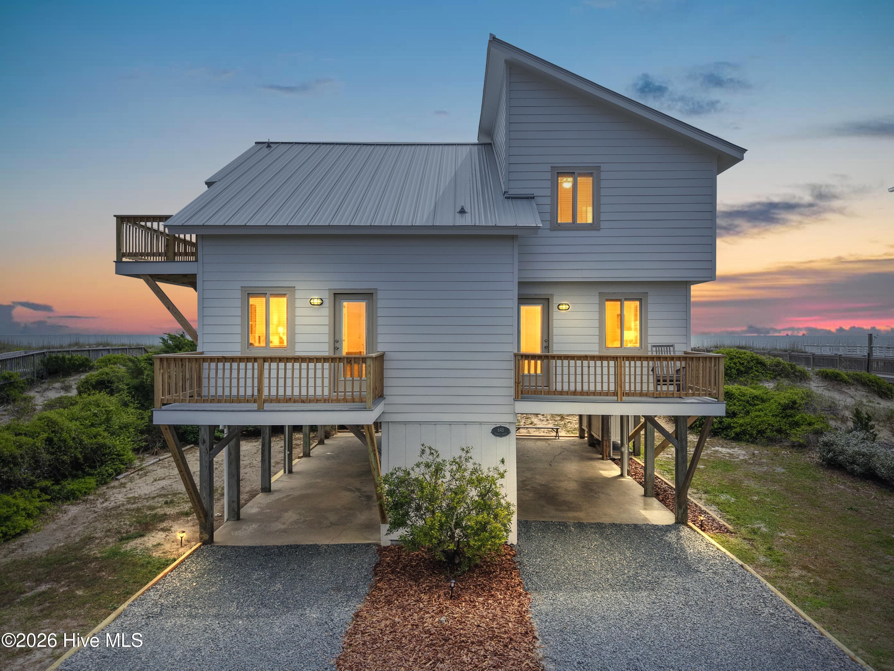 Front of 645 Caswell Beach Road, Oak Island, NC 28465