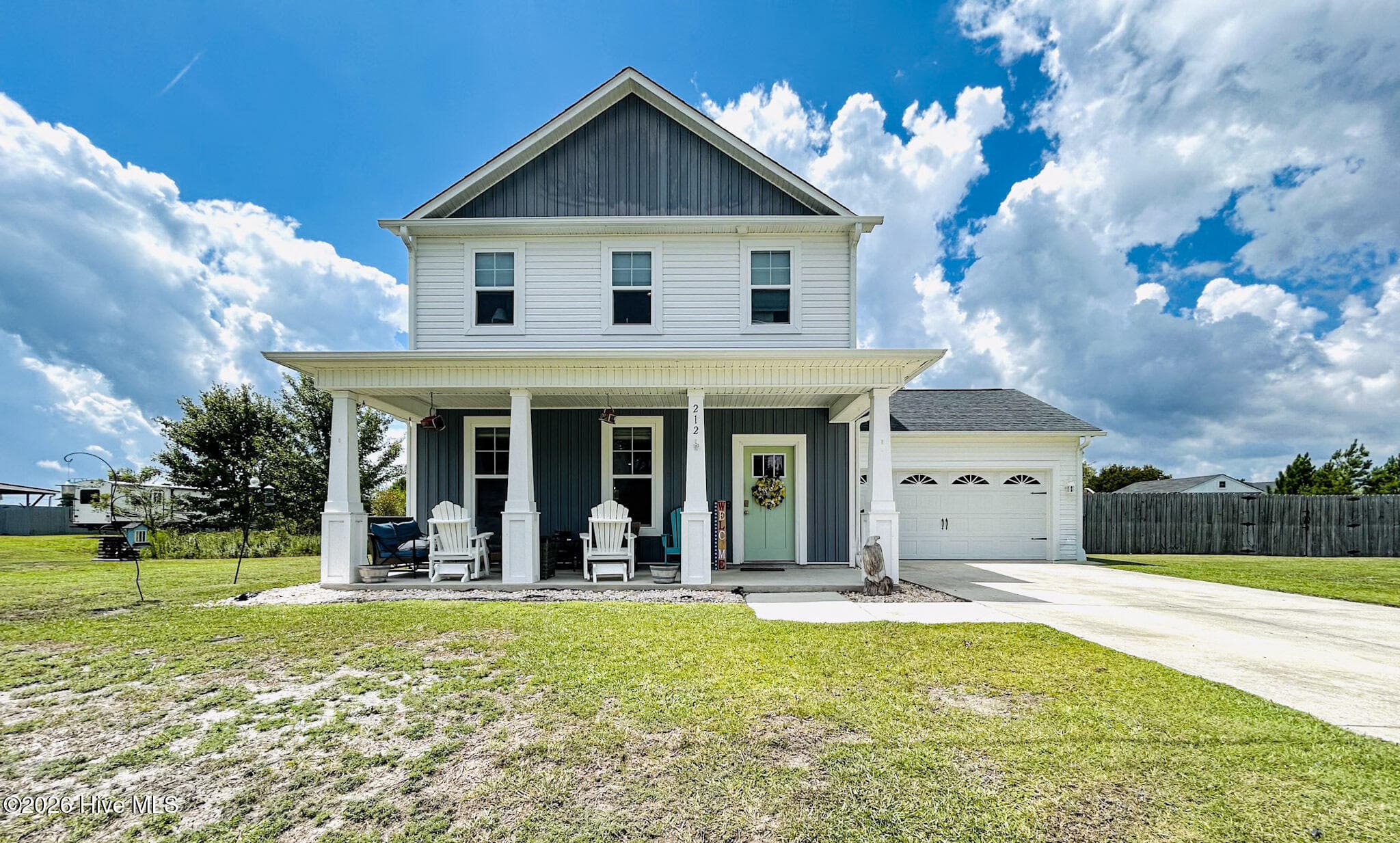 Front of 212 Chestwood Drive, Hubert, NC 28539