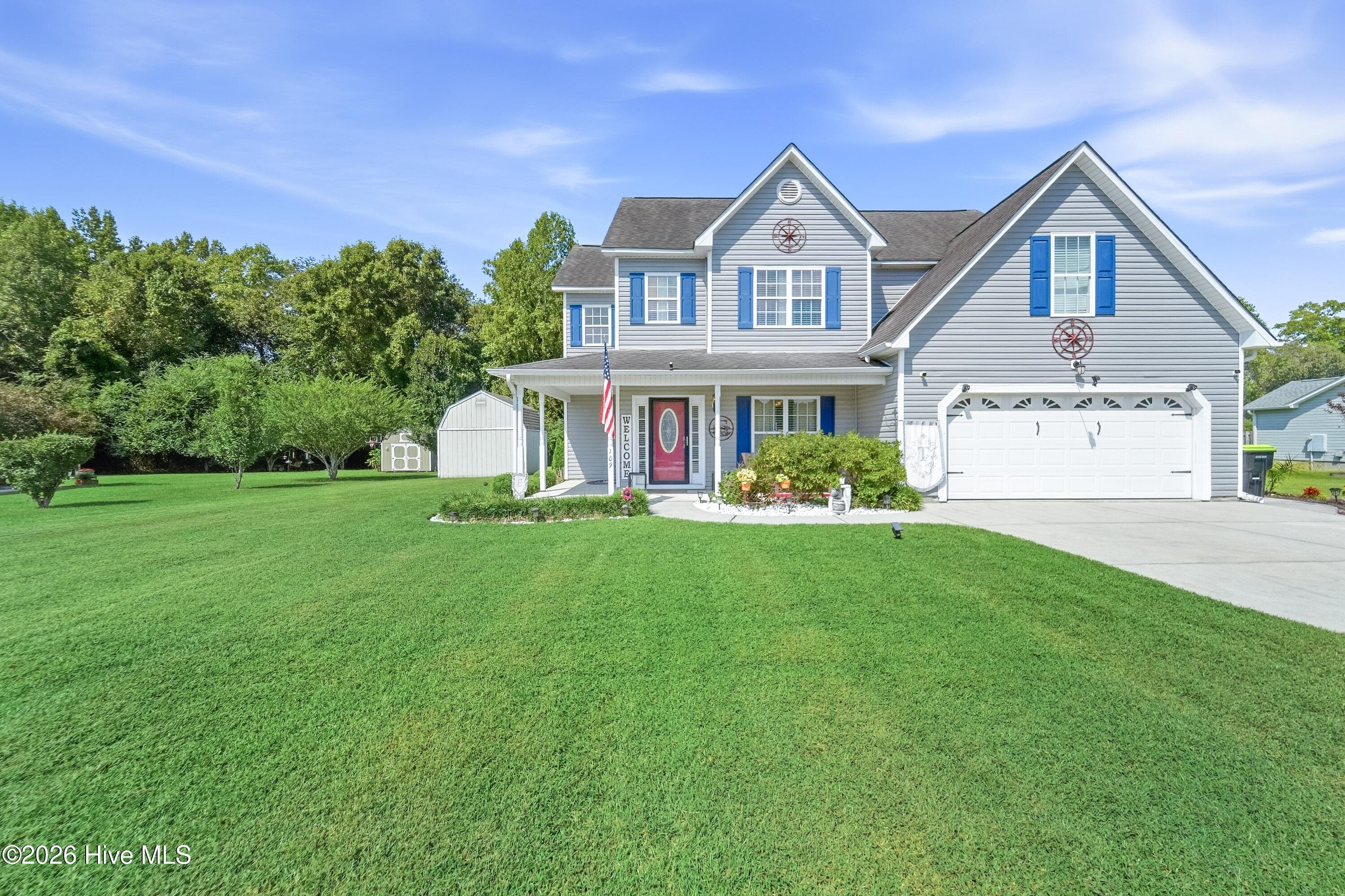 Front of 109 Spring Leaf Lane, Jacksonville, NC 28540