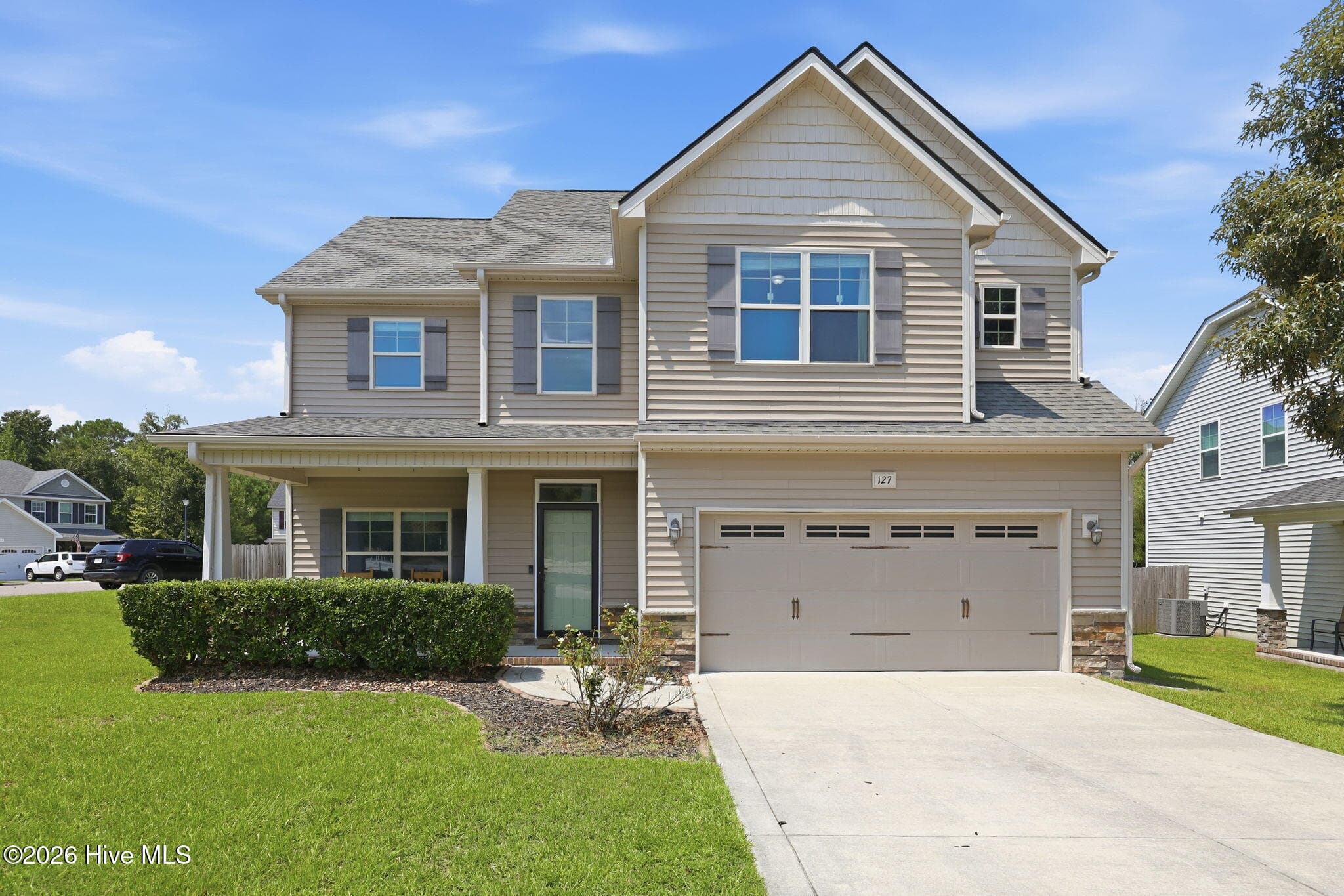 Front of 127 Peggys Trace, Sneads Ferry, NC 28460