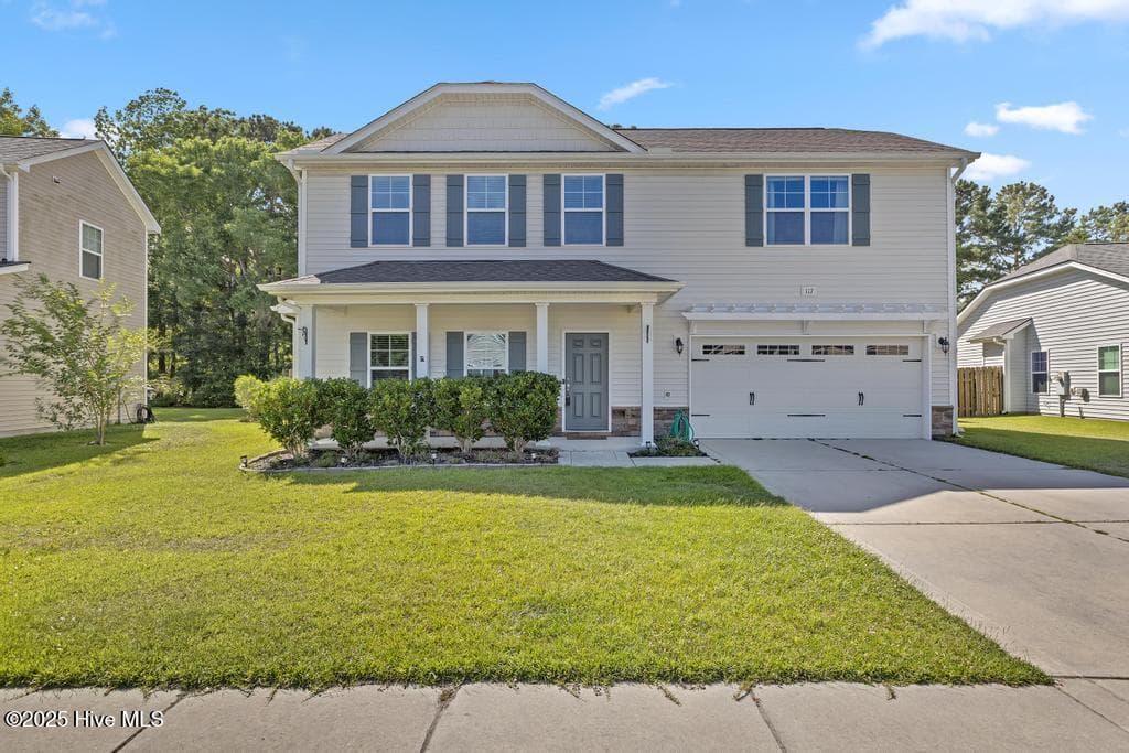 Front of 117 Poplar Branch Way, Hampstead, NC 28443