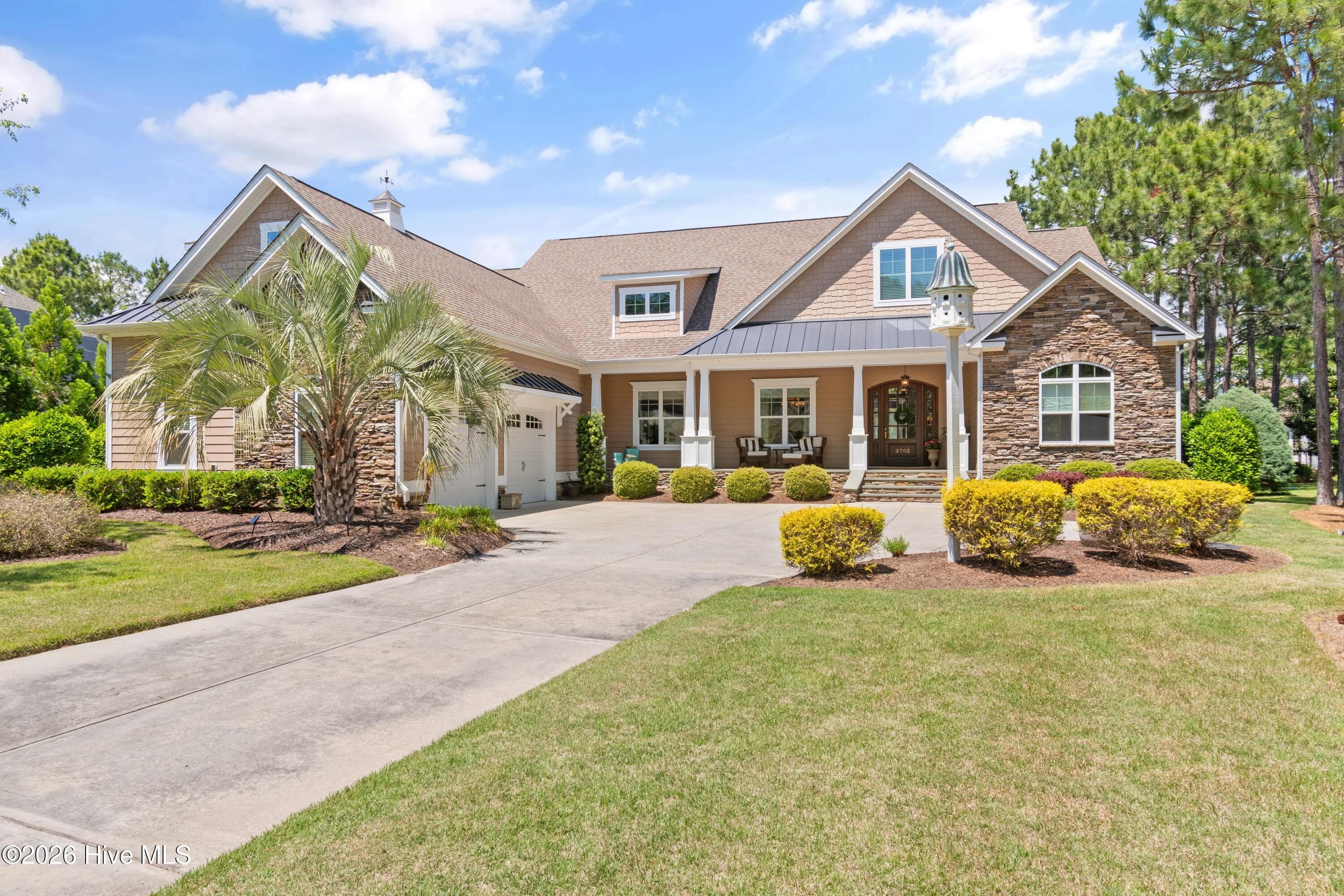 Front of 3782 Ridge Crest Drive, Southport, NC 28461
