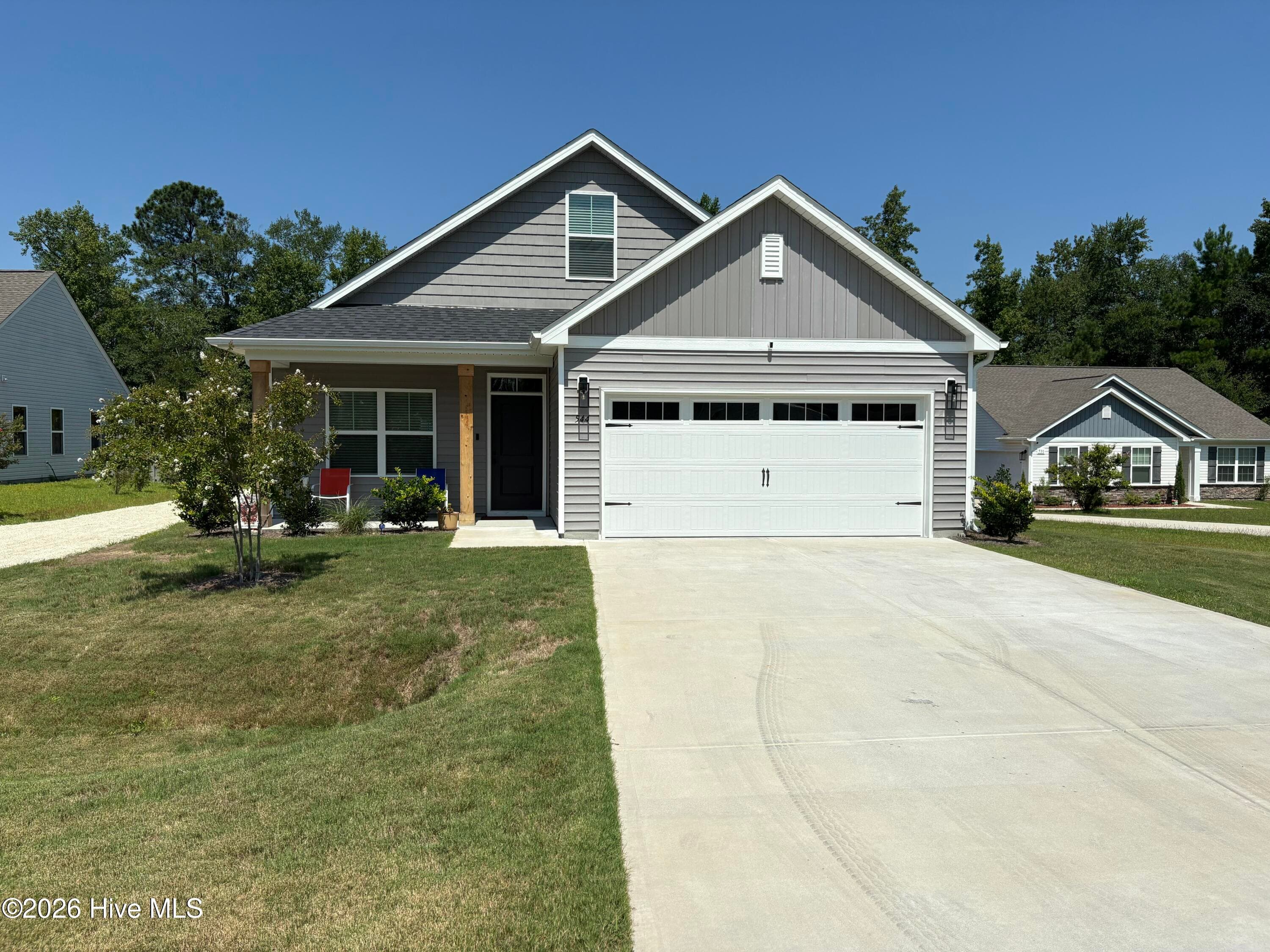 Exterior of 544 Poppleton Drive, Hampstead, NC 28443