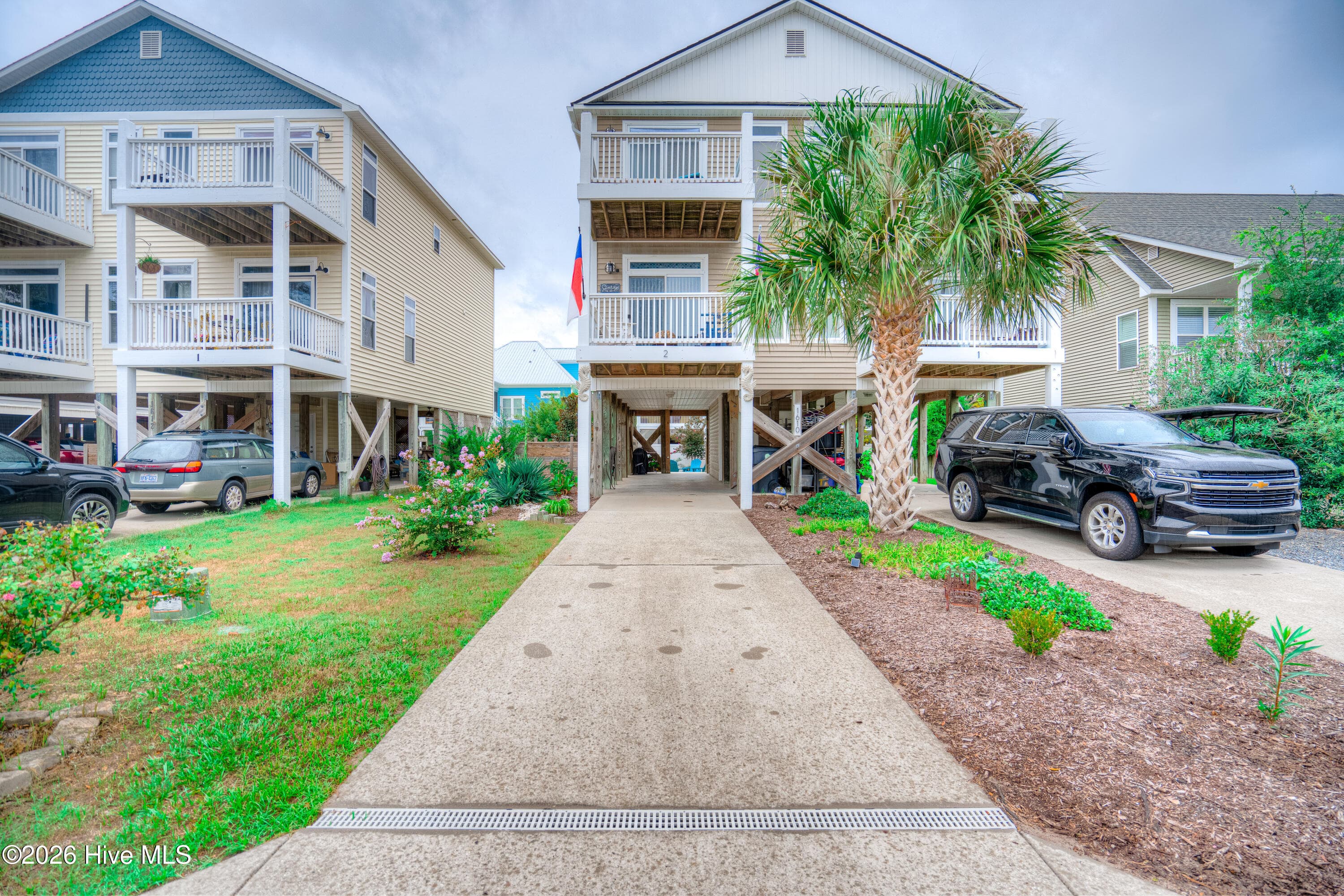 Front of 1610 Searay Lane Unit 2, Carolina Beach, NC 28428