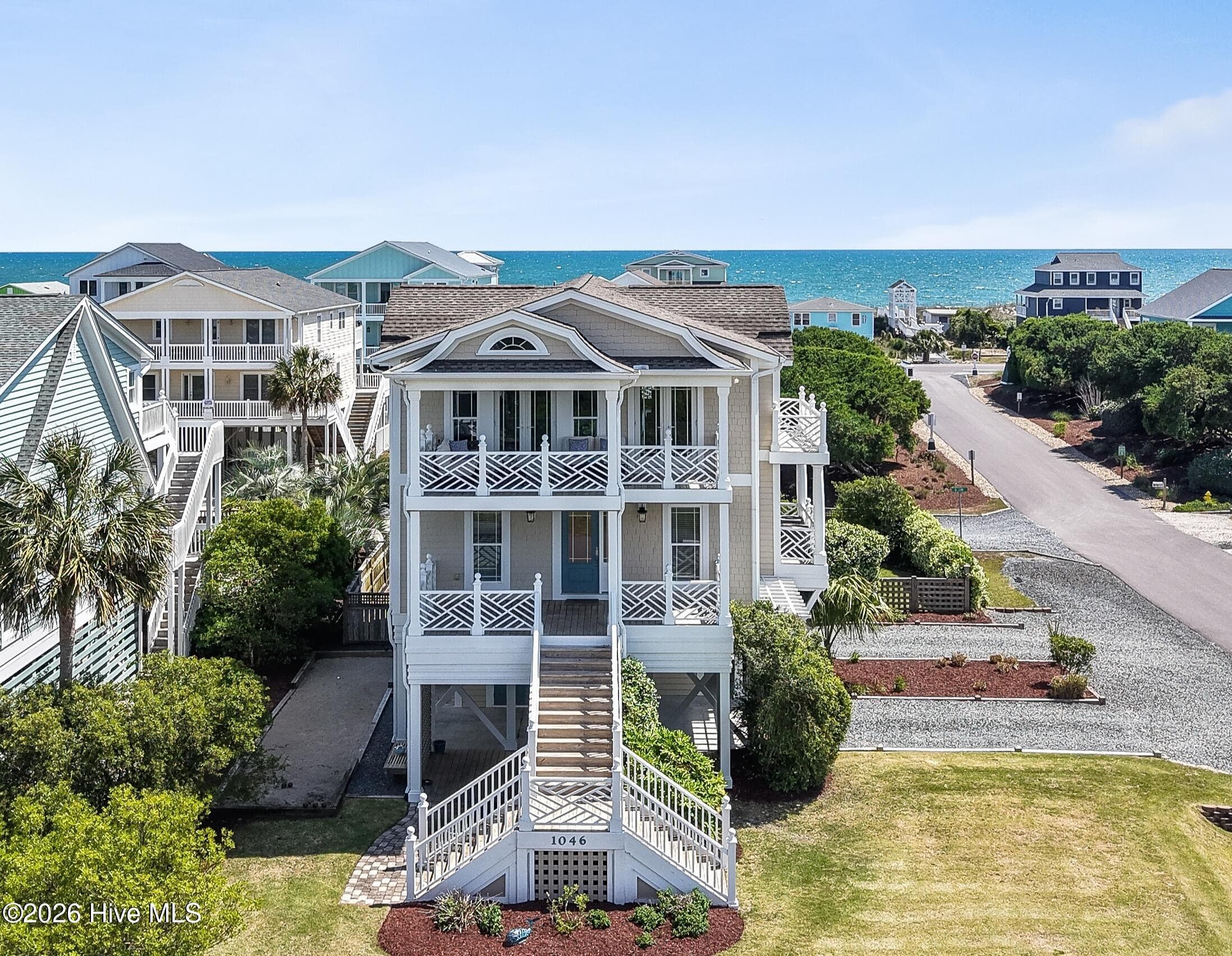 Front of 1046 Tide Ridge Drive, Holden Beach, NC 28462