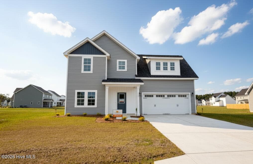 Front of 765 Aria Lane, Hubert, NC 28539