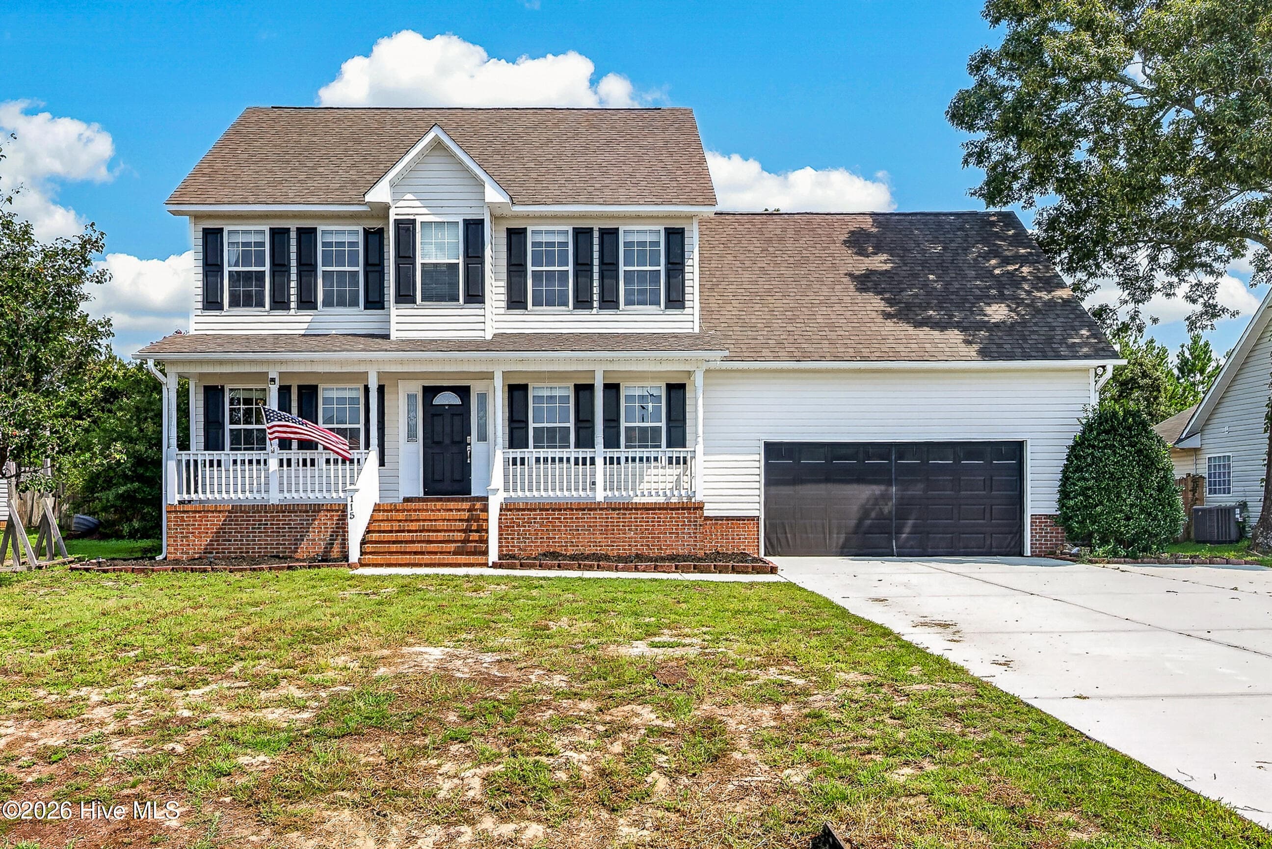 Front of 115 Harvest Moon Drive, Richlands, NC 28574