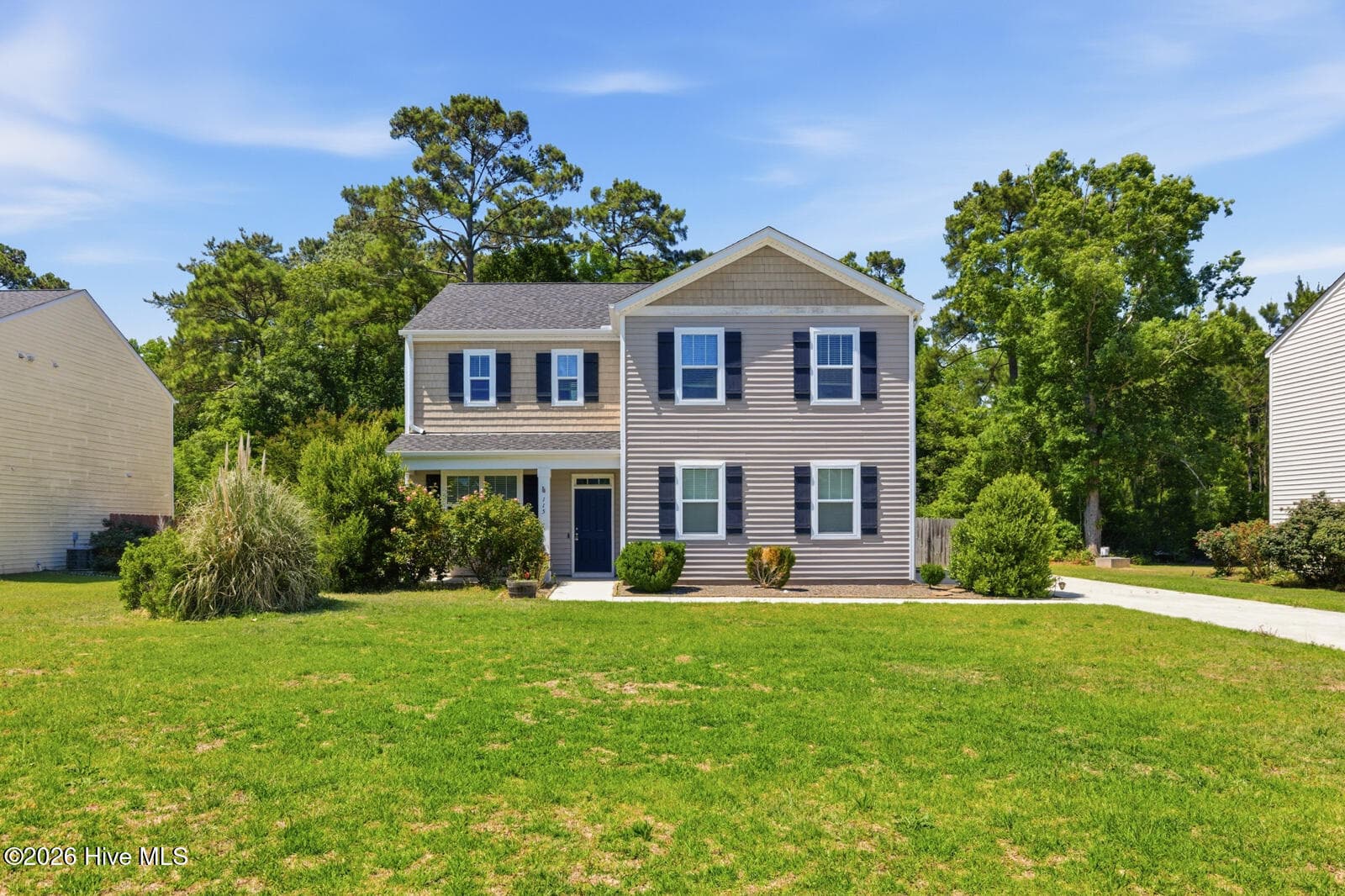 Front of 115 Tralee Place, Holly Ridge, NC 28445