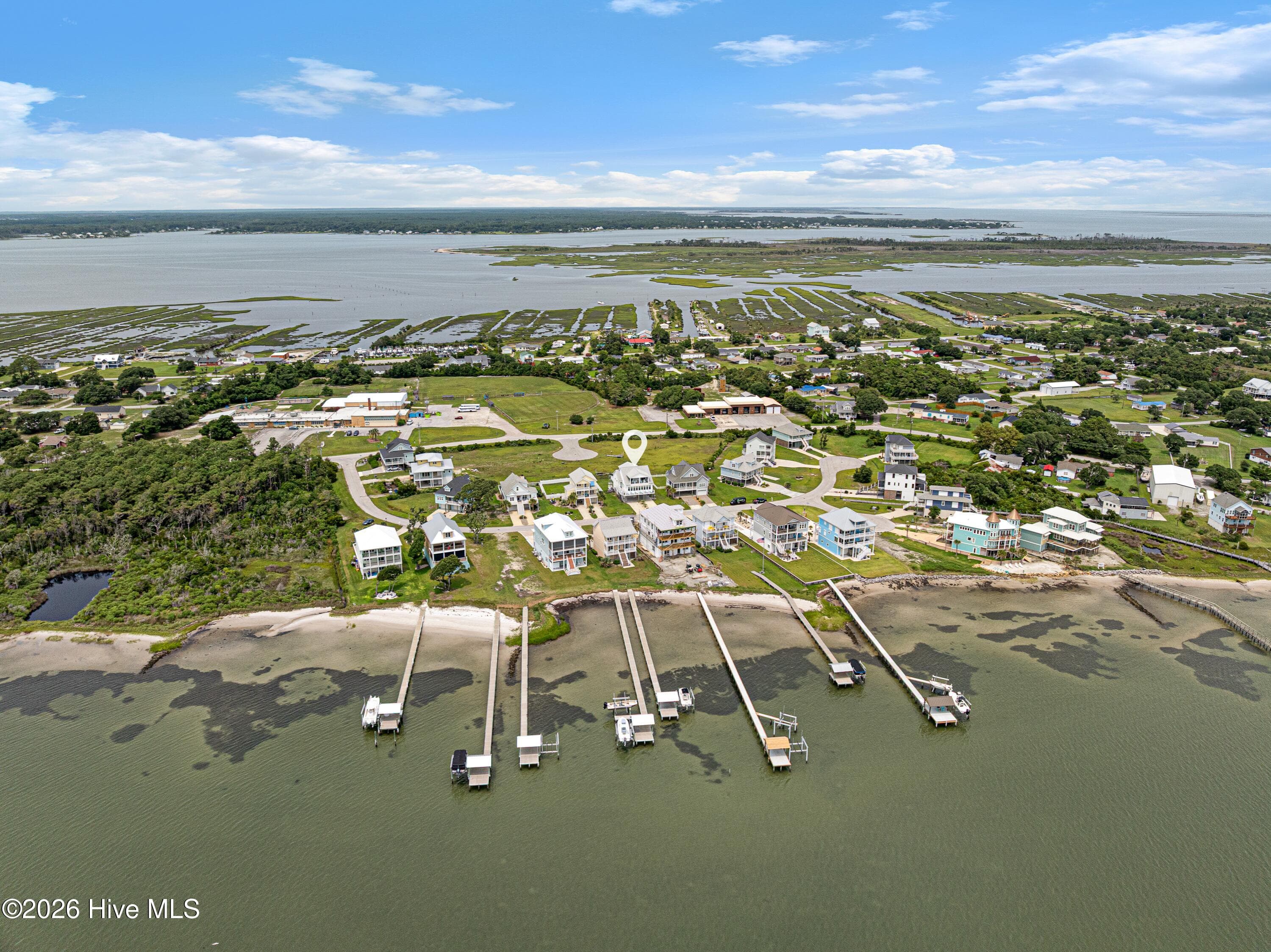 Front of 133 Sound Point Drive, Harkers Island, NC 28531