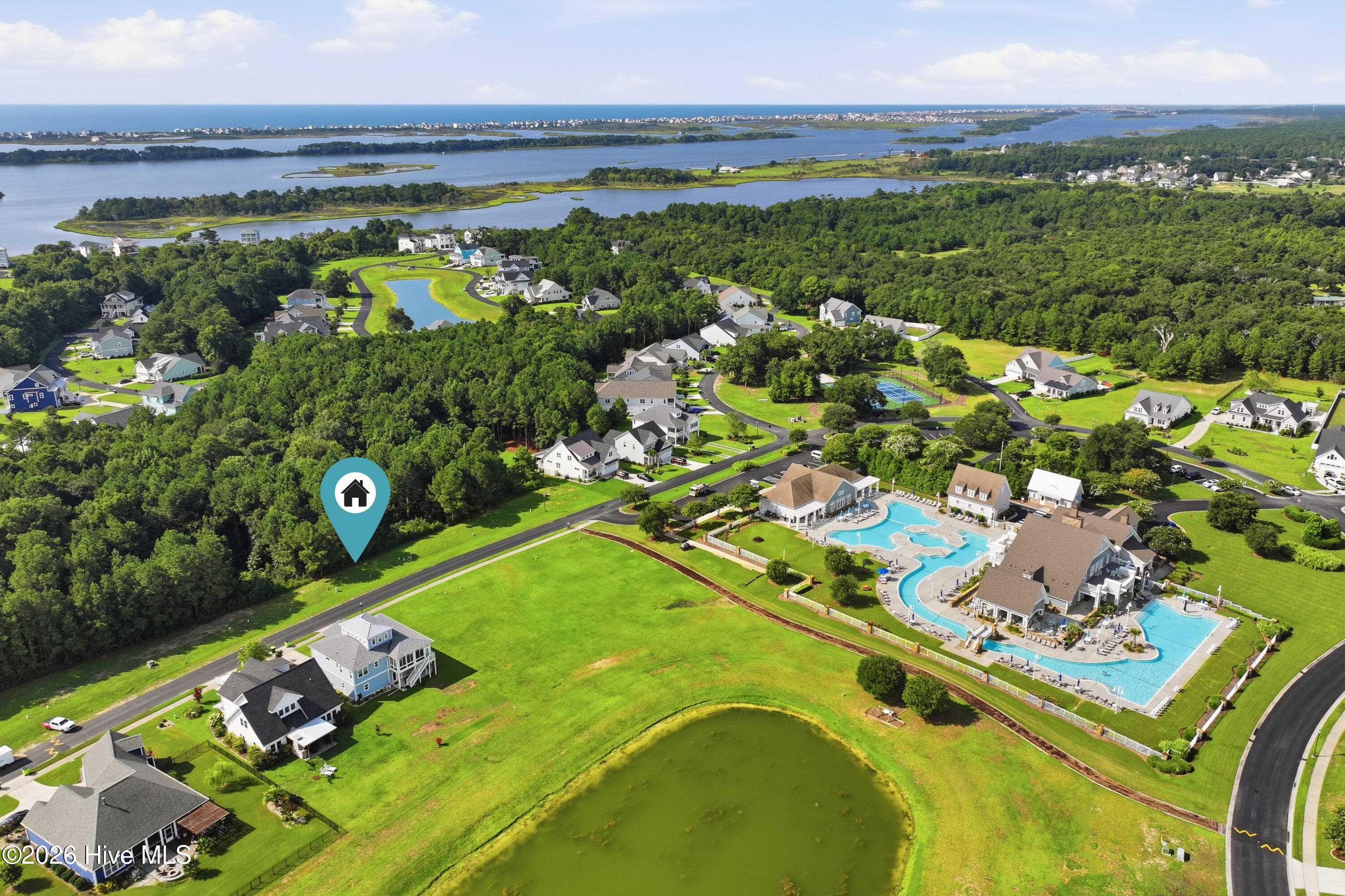 Front of 326 757 Spicer Lake Drive, Holly Ridge, NC 28445