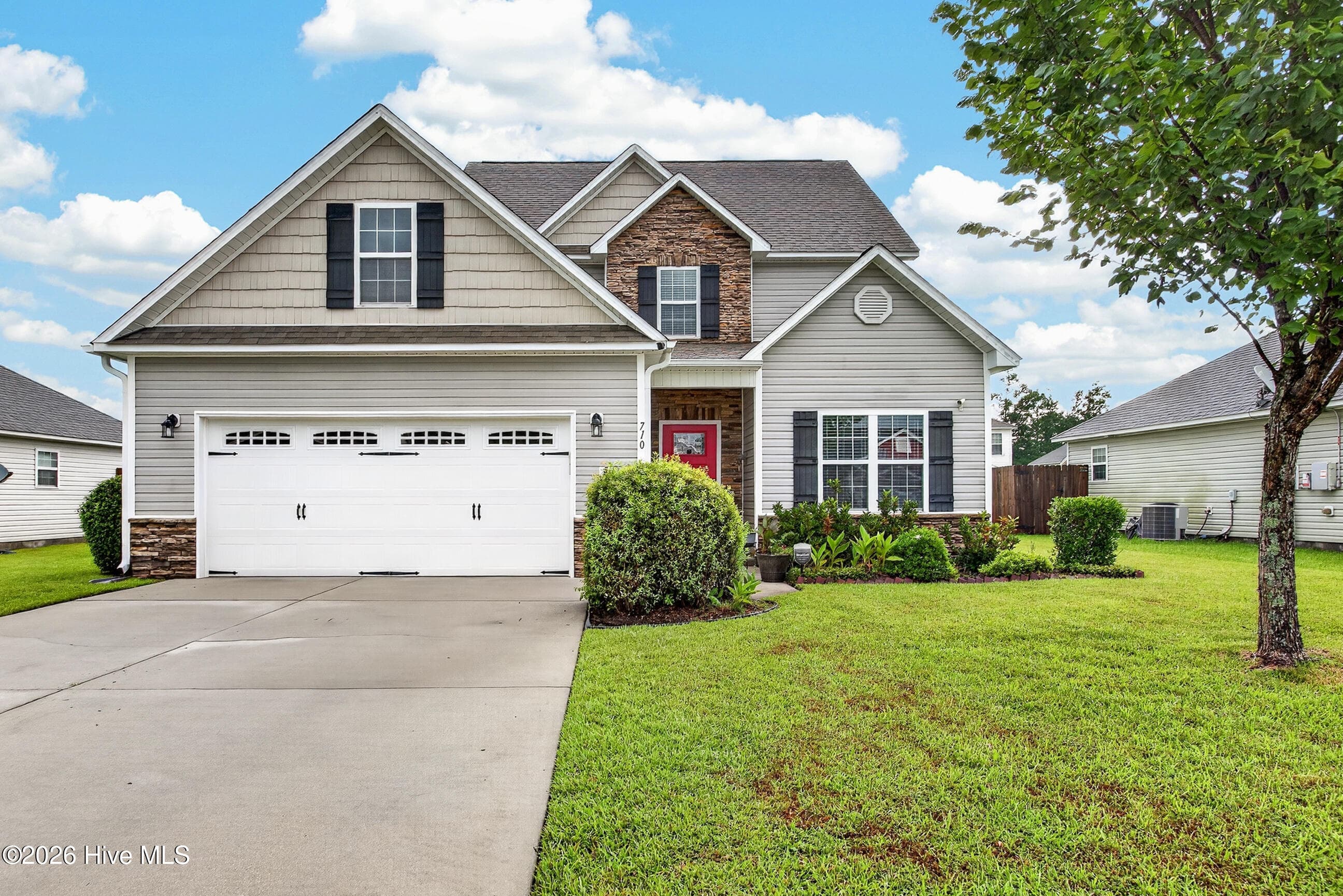 Front of 710 Radiant Drive, Jacksonville, NC 28546