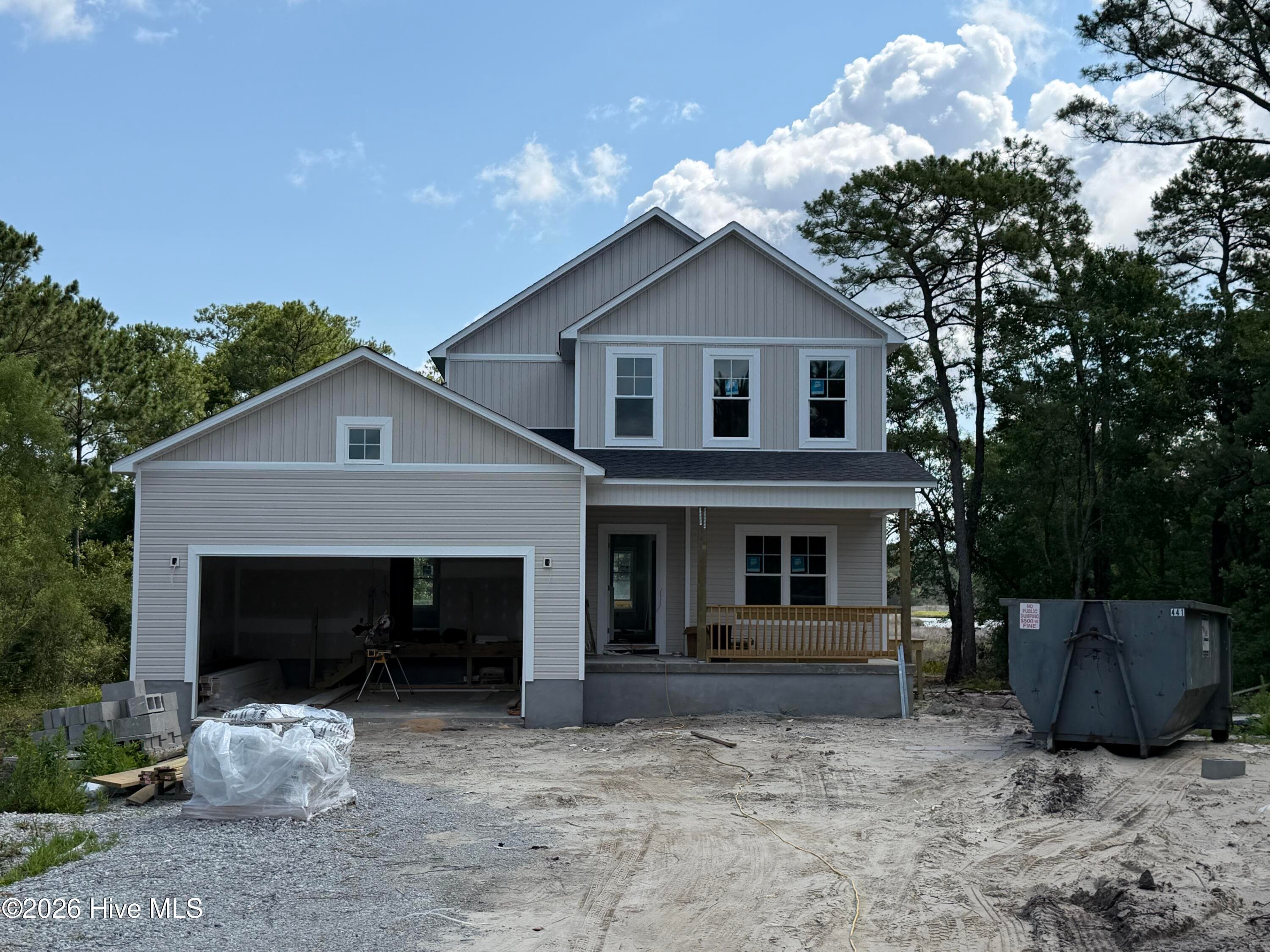 Front of 278 E Ivybridge Drive, Hubert, NC 28539