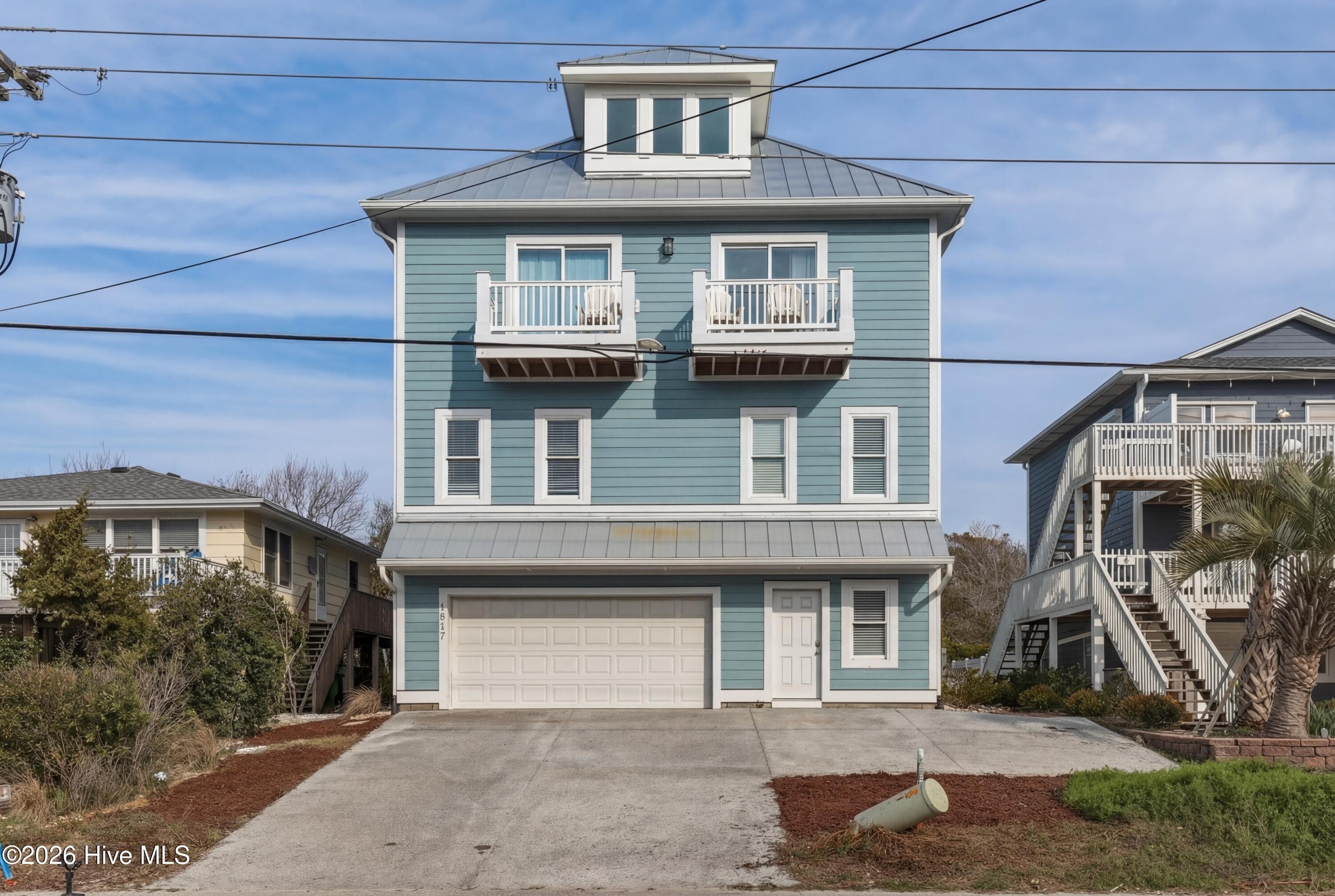 Exterior of 1617 S Shore Drive, Surf City, NC 28445