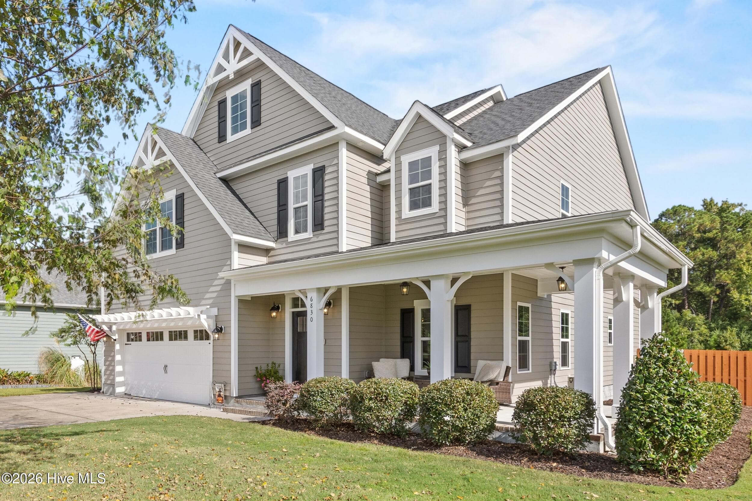 Front of 6830 Campbells Ridge Drive SE, Leland, NC 28451