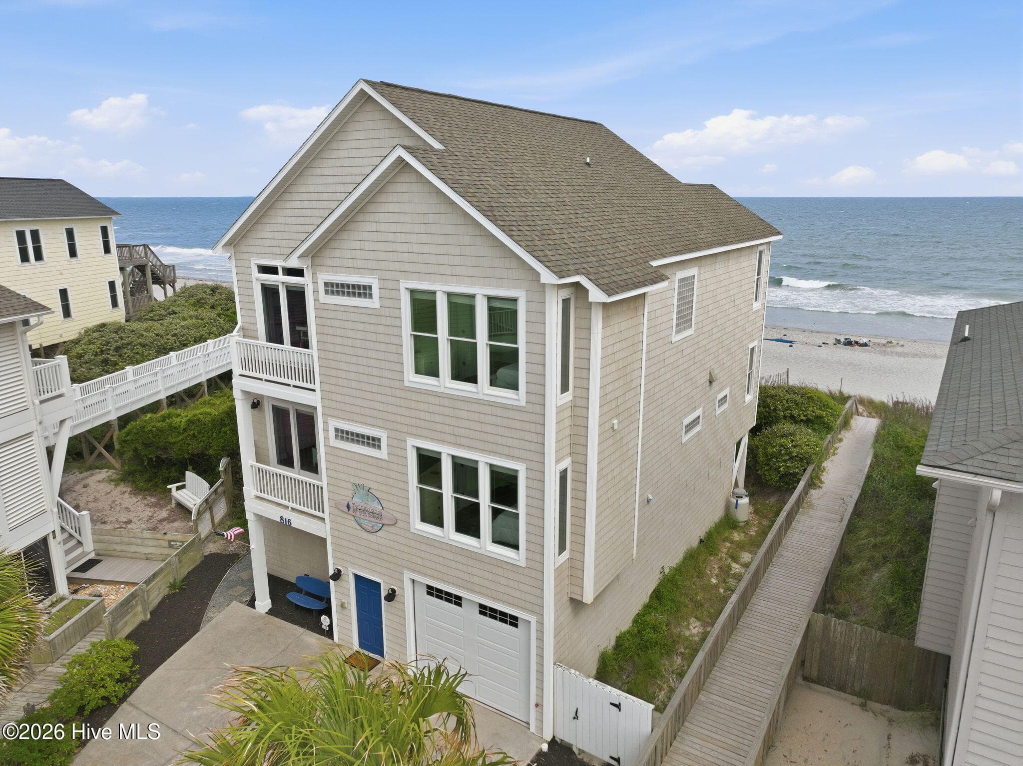 Exterior of 816 S Shore Drive, Surf City, NC 28445